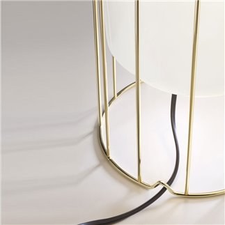 Floor Lamp in Glass and Metal - Aérostat | Fabbian