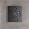 Wall clock in matt lacquered mdf