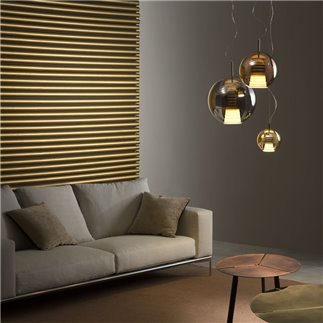 Glass Pendant Lamp - Beluga Royal | Fabbian