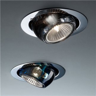 Glass Recessed Spotlight - Beluga Colour