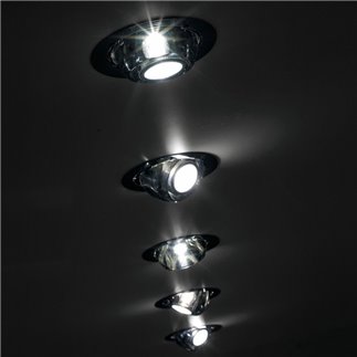 Glass Recessed Spotlight - Beluga Colour | Fabbian