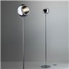 Floor Light in chromed metal - Beluga steel