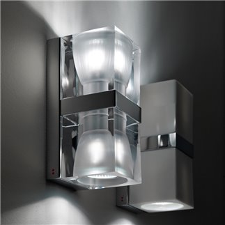 Crystal Applique 2 lights - Cubetto | Fabbian