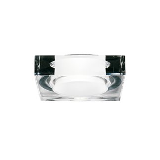 Semi-recessed crystal spotlight - Lui | Fabbian