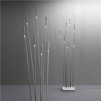 LED floor lamp with luminous stems - Giunco  | Fabbian