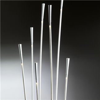 LED floor lamp with luminous stems - Giunco  | Fabbian