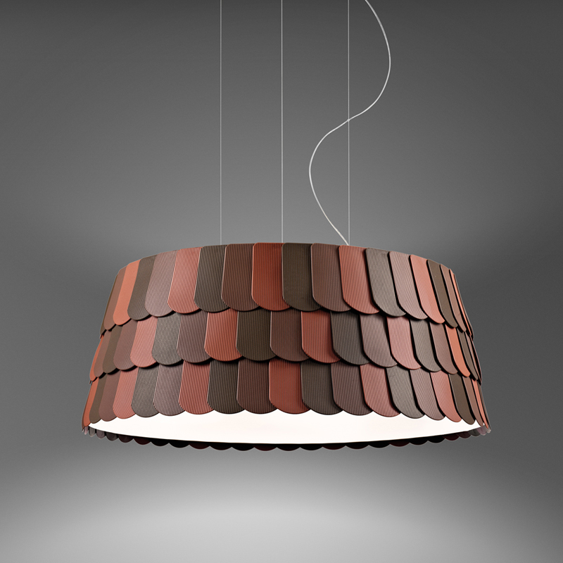 Rounded Suspension Lamp - Roofer | Fabbian