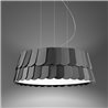 Roofer cylindrical suspension lamp