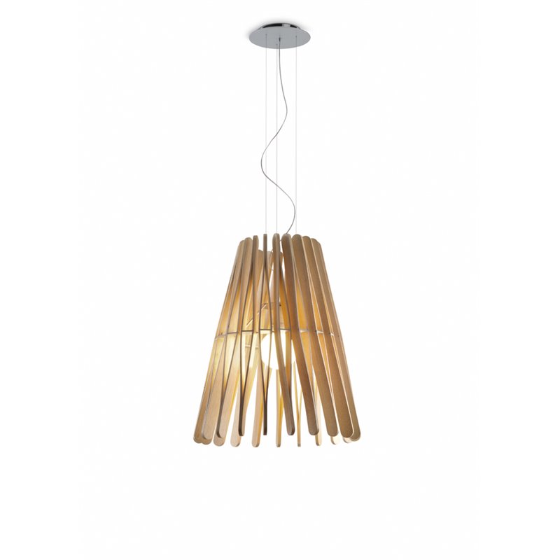 Lampada a sospensione in legno - Stick | Fabbian