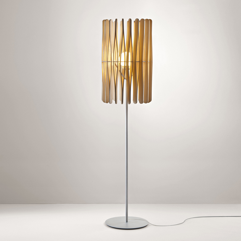 Floor Lamp in wood - Stick | Fabbian