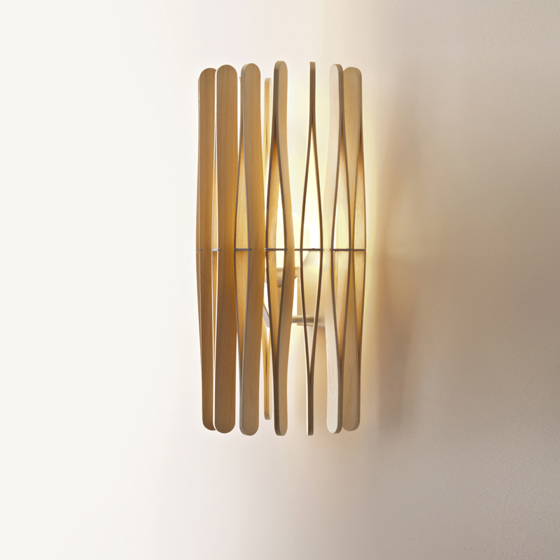 Lampada da parete in legno - Stick | Fabbian