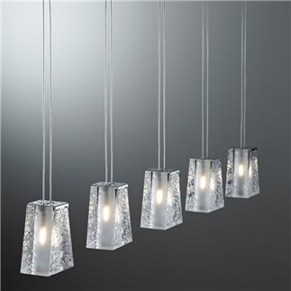 Suspension Lamp with 5 Spots - Vicky | Fabbian