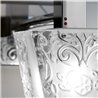 Wall Lamp in crystal and fabric - Vicky