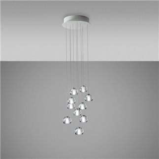 Lampada LED a Sospensione 10 Luci - Multispot | Fabbian