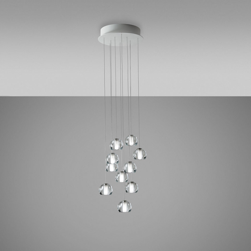 LED 10 Spot Pendant Lamp - Multispot | Fabbian