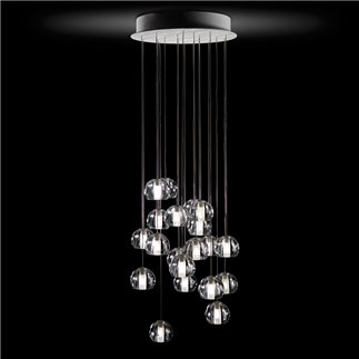 LED 10 Spot Pendant Lamp - Multispot | Fabbian