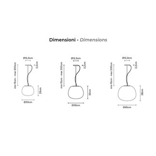 Lampada a Sospensione - Lumi Mochi | Fabbian