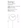 Orologio da parete Swing