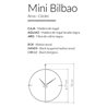 Wall Clocks Mini Bilbao