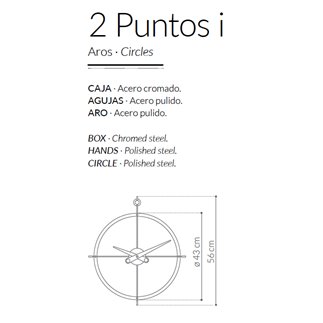 Wall Clock 2 Puntos | ISACONTRACT.COM