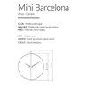 Orologio da parete Mini Barcelona