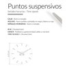 Orologio da parete Puntos Suspensivos