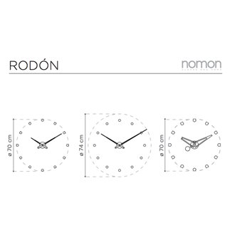 Orologio da parete Rodon - NOM-RODON | ISACONTRACT.COM