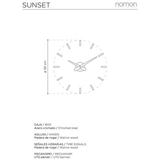 Orologio da parete Sunset - NOM-ISUN | ISACONTRACT.COM