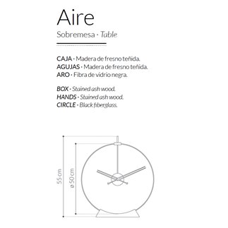 Table Clock Aire