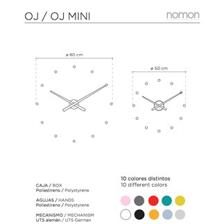 Floor Clock OJMINI - NOM-OJMINI | ISACONTRACT.COM