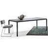 Bebop dining table with marble top