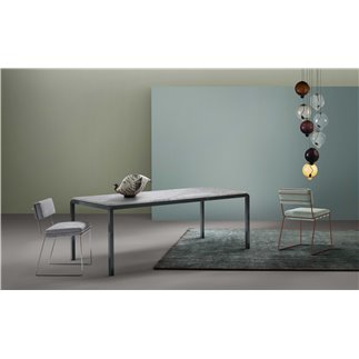 Dining table with marble top - Bebop | IsaProject