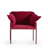 Carmen padded fabric armchair