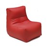 Padded armchair in eco-leather - Morfino