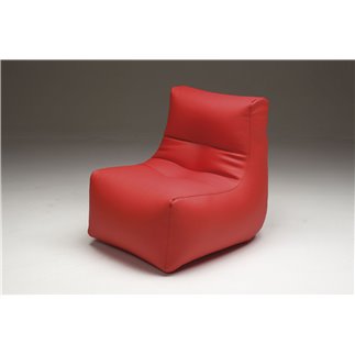 Padded Armchair in Eco-leather - Morfino | Casamania