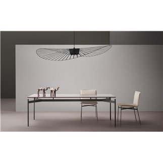 Dining table with lacquered top - Dub | IsaProject