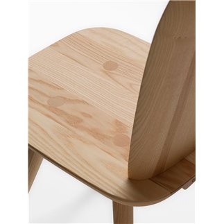 Interior Chair in Ash Wood - La Dina | Casamania