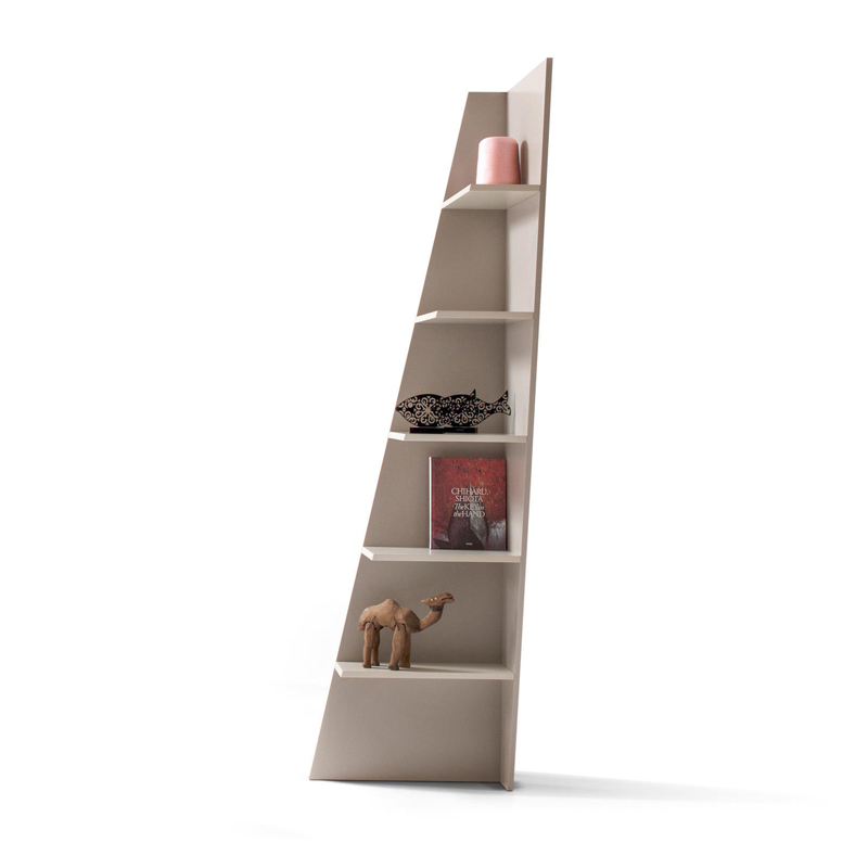 Lacquered Corner Bookshelf - Esquina | IsaProject