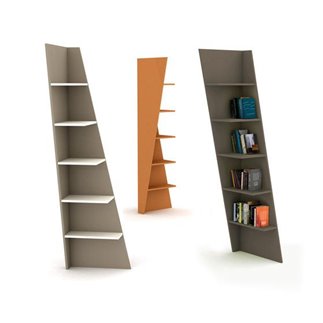 Libreria Angolare in MDF laccato - Esquina | IsaProject