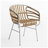 Raphia natural rattan armchair