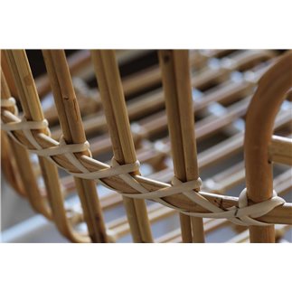 Outdoor Natural Rattan Armchair - Raphia | Casamania