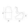 Set 2 chairs in polyethylene - Him & Her