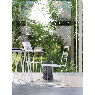 Metal Chair with Low Backrest - Alieno | Casamania