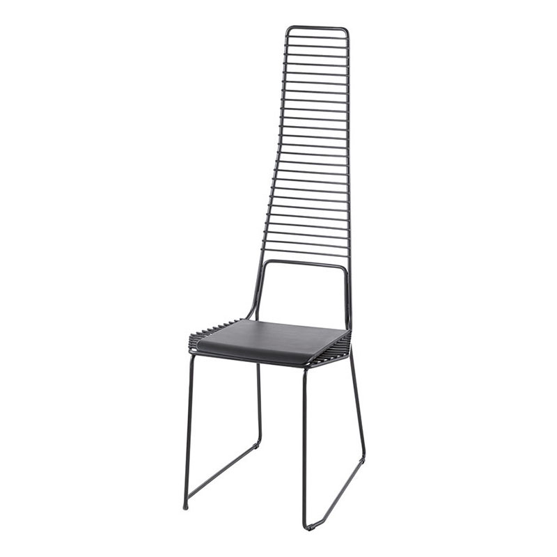 Metal Chair with High Backrest - Alieno High | Casamania