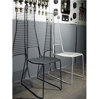 Metal Chair with High Backrest - Alieno High | Casamania