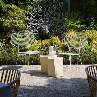 Outdoor Metal Lounge Chair - Alieno | Casamania