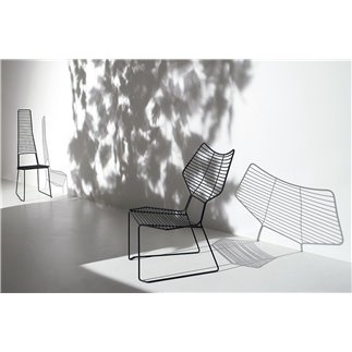 Outdoor Metal Lounge Chair - Alieno | Casamania