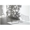 Alieno metal lounge chair indoor/outdoor