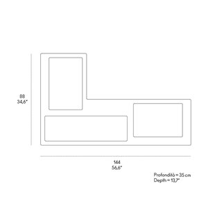 Casamania Modular Bookcase in Polyethylene - Urban | Casamania