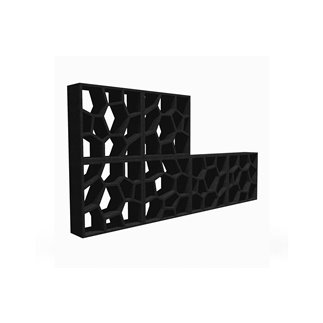 Polypropylene Modular Bookcase - Opus Incertum | Casamania